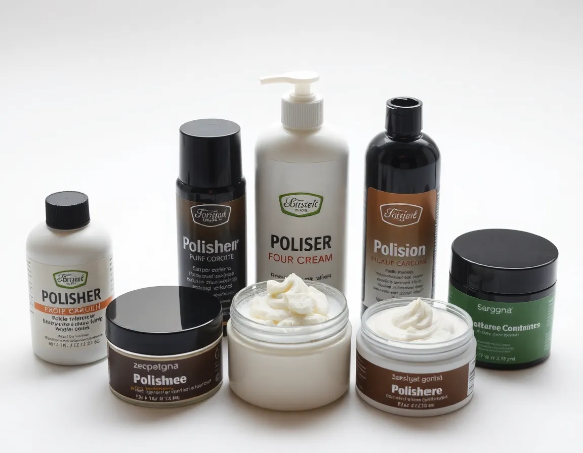 HS 34059090 — Cirages et crèmes pour chaussures, meubles, parquets, carrosseries, verre ou métal, pâtes et poudres à récurer et préparations similaires (même sous forme de papier, ouates, feutres, nontissés, matières plastiques alvéolaires ou caoutchouc alvéolaire, imprégnés, enduits ou recouverts de ces préparations), à l'exclusion des cires du n° 34.04, autres